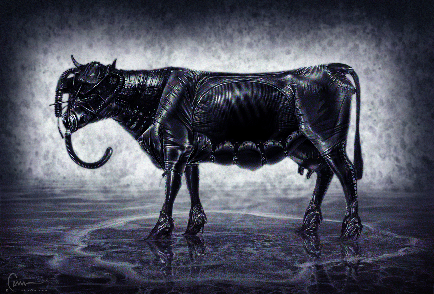 Rubber Cow - Ltd. Edn. Print