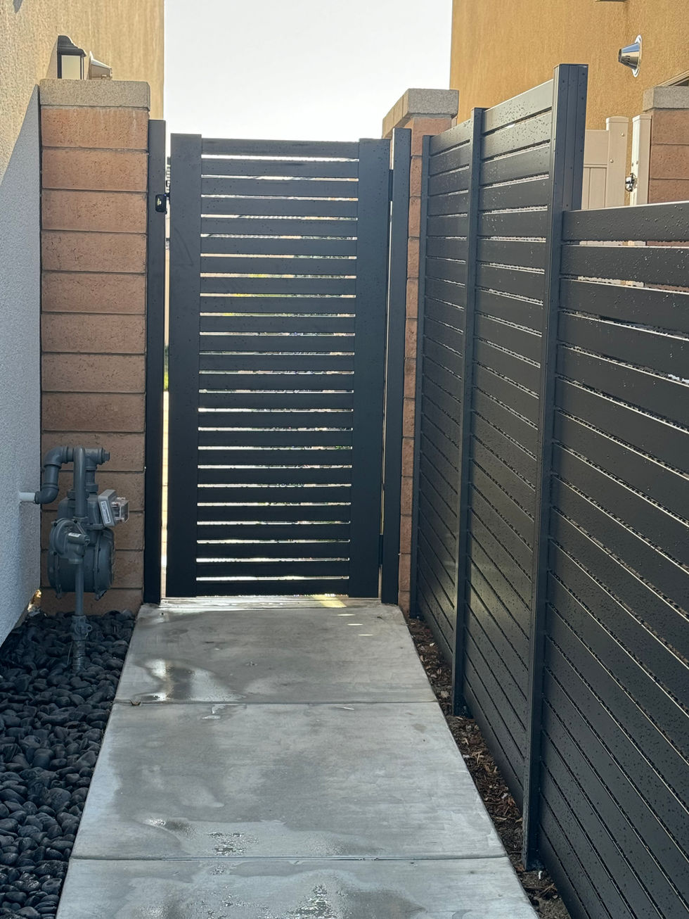 Aluminum Semi Private Gates