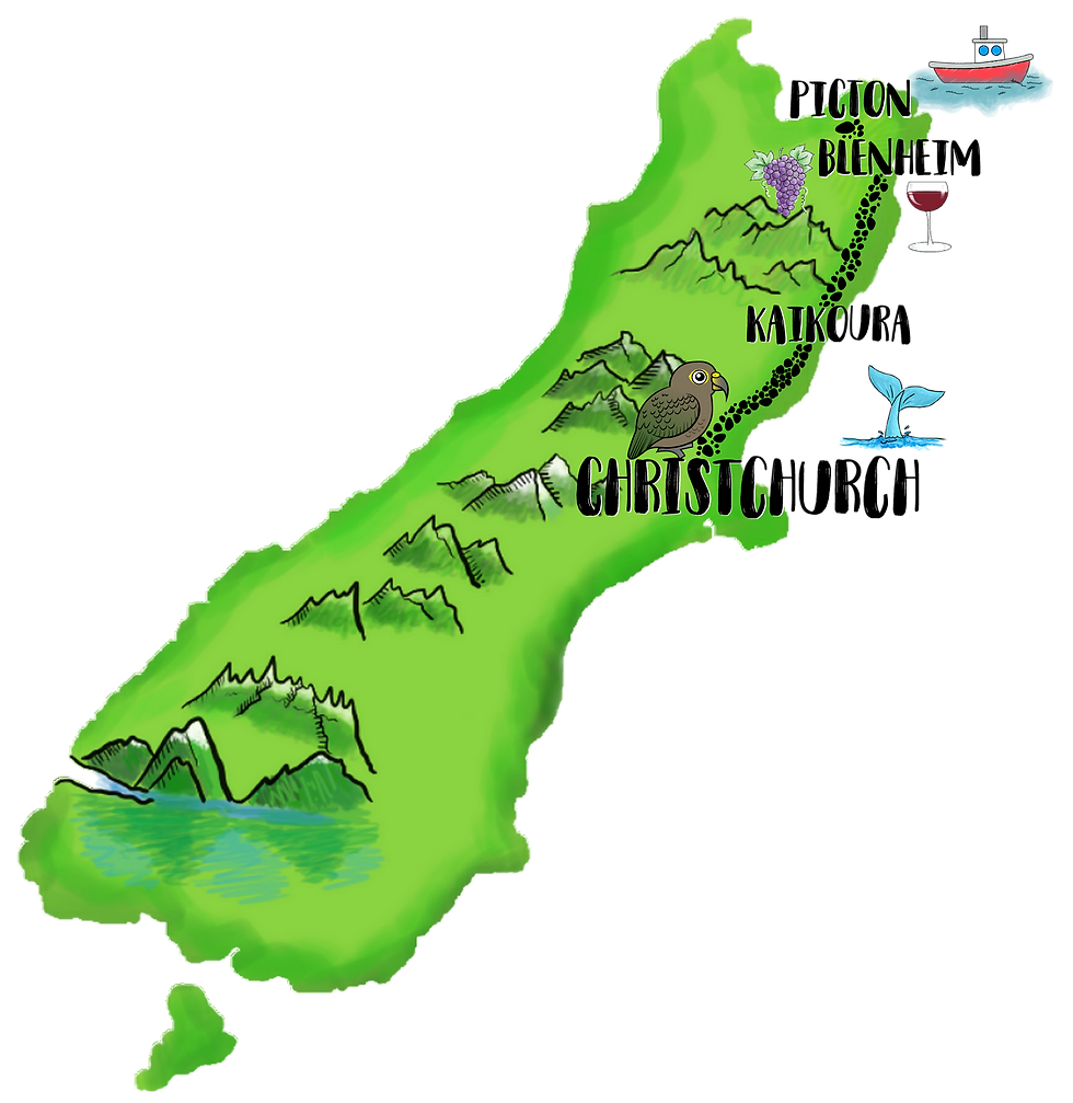 Picton tours map