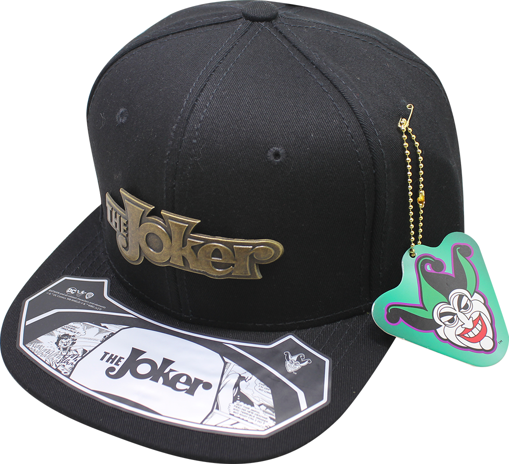 Gorra DC Comics The Joker Placa Latón Vintage