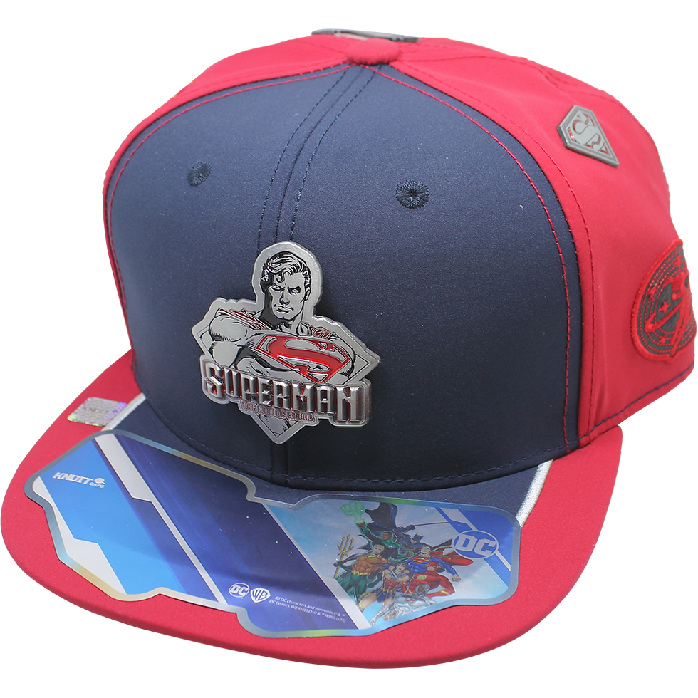 Miniatura: Gorra Superman visera plana Man of steel  03