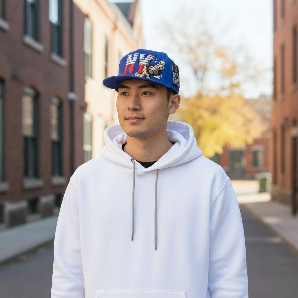 Gorra vitalblue NY bordado alto relieve