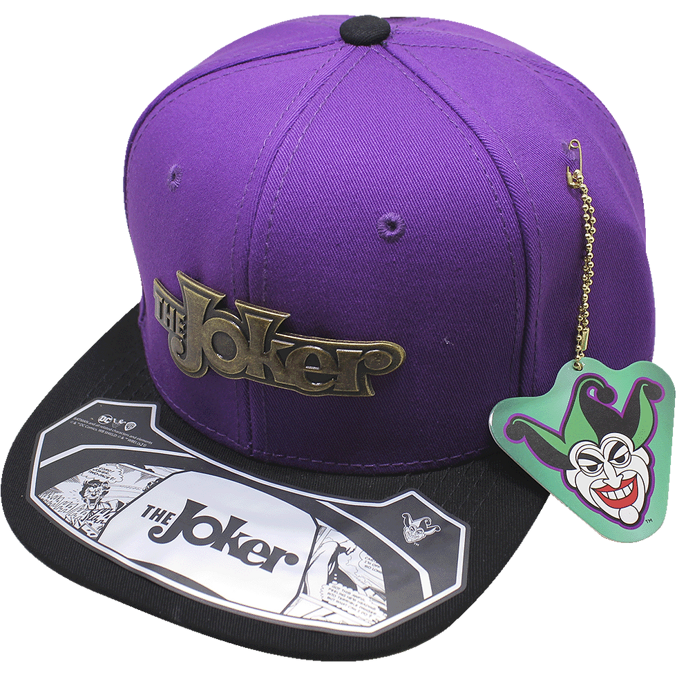 Miniatura: Gorra DC Comics The Joker Placa Latón Vintage
