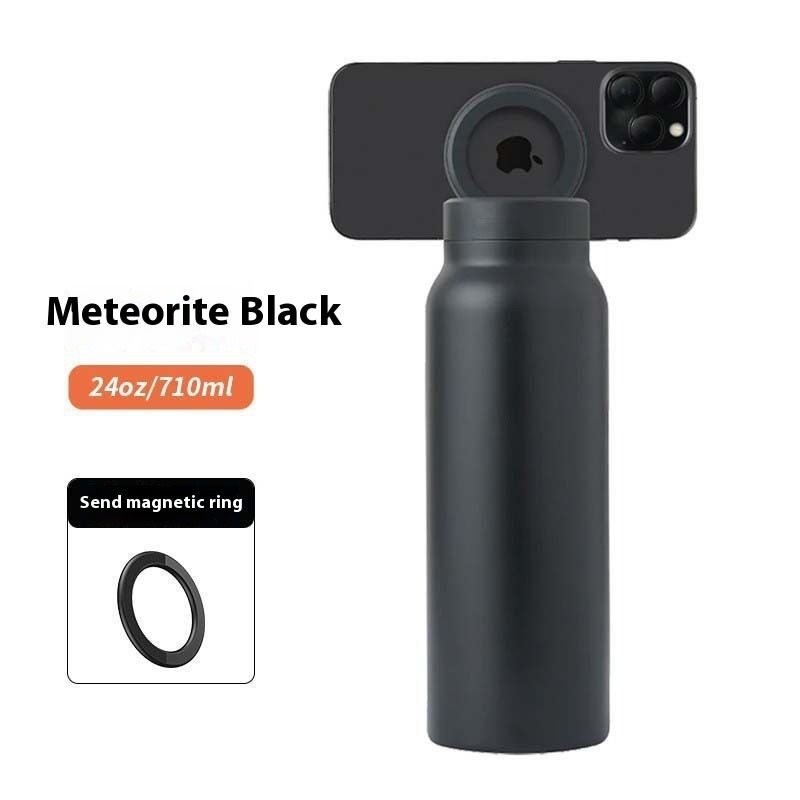 Thumbnail: Magnetic Sports Thermal Bottle with Phone Holder