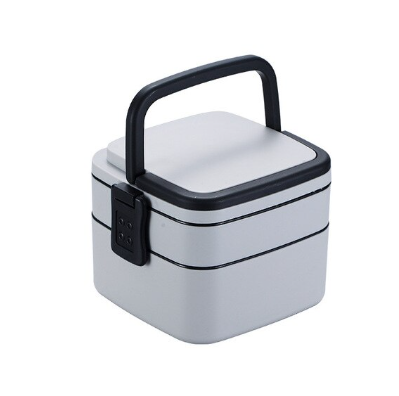 Thumbnail: Portable Double-Layer Food Storage Container