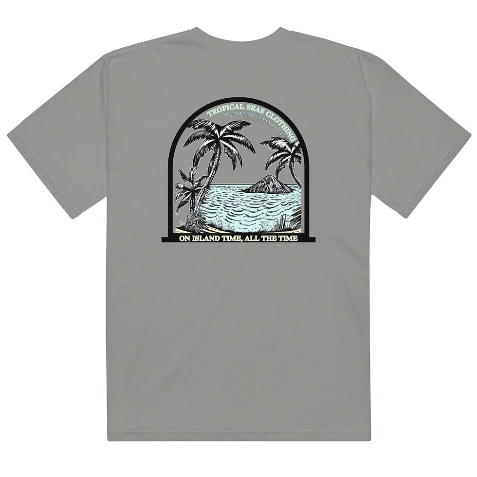 Thumbnail: Men’s Island Time, All the Time Heavyweight T-Shirt