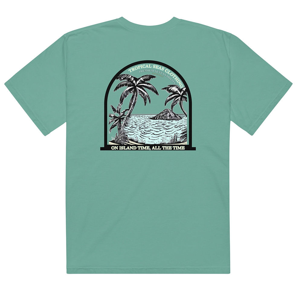 Thumbnail: Men’s Island Time, All the Time Heavyweight T-Shirt