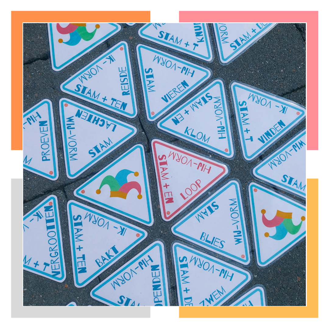 Taal : Triominos werkwoorden