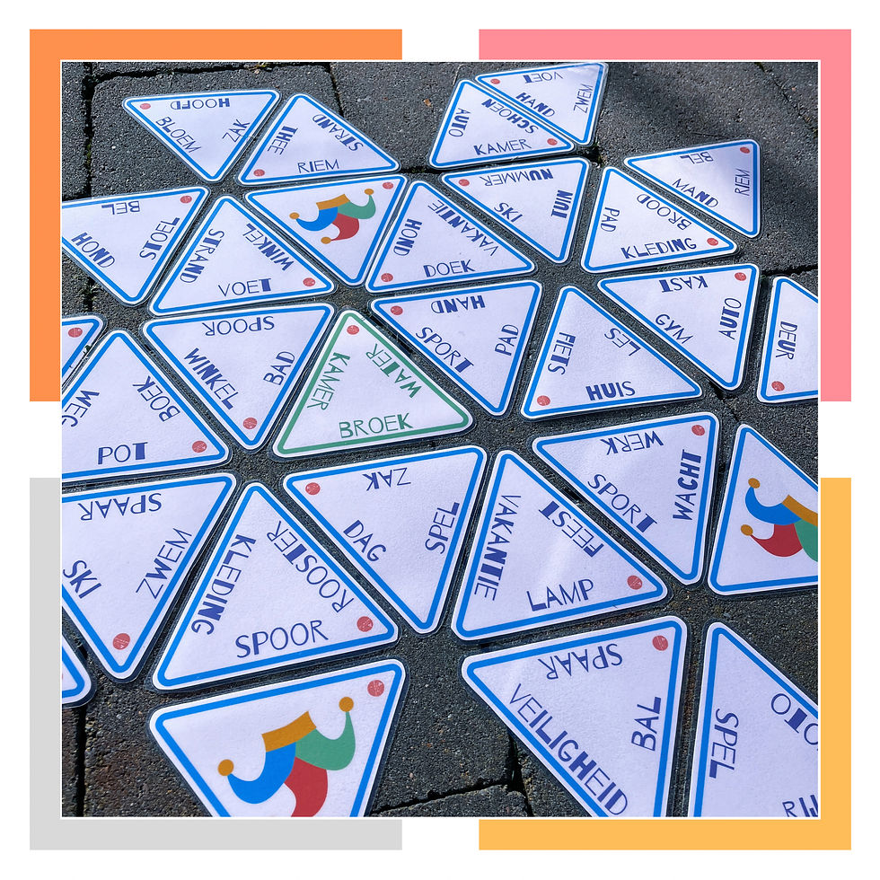 Spelling : Triominos samengestelde woorden