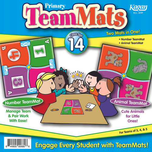 EYFS / Primary Team Mats - Class Set of 14 - Number | KaganUK