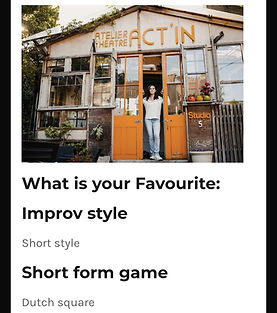 Improv corner, playing the favourite, interview with Improzac troupe – The Phoenix Remix –