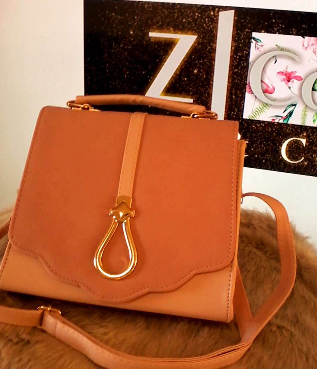 Blush pink purse