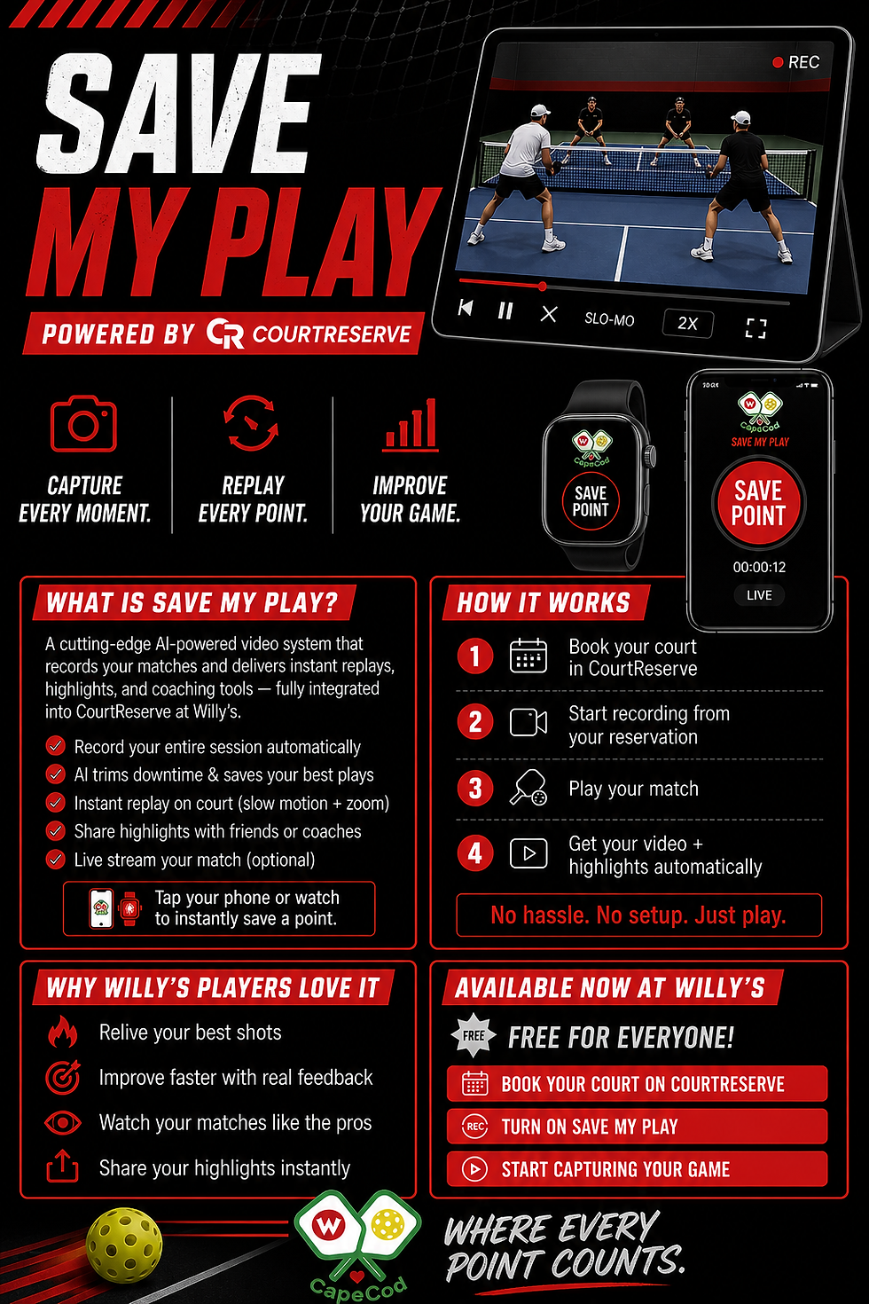 Save My Play Information