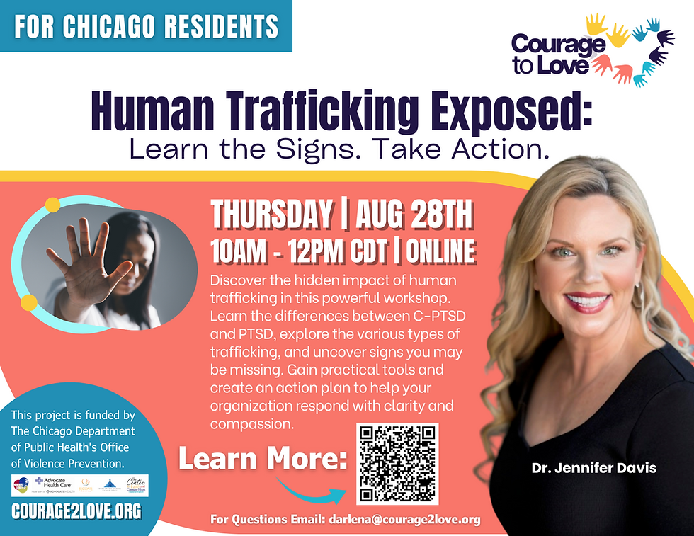 Human Trafficking Exposed: Learn the Signs. Take Action.