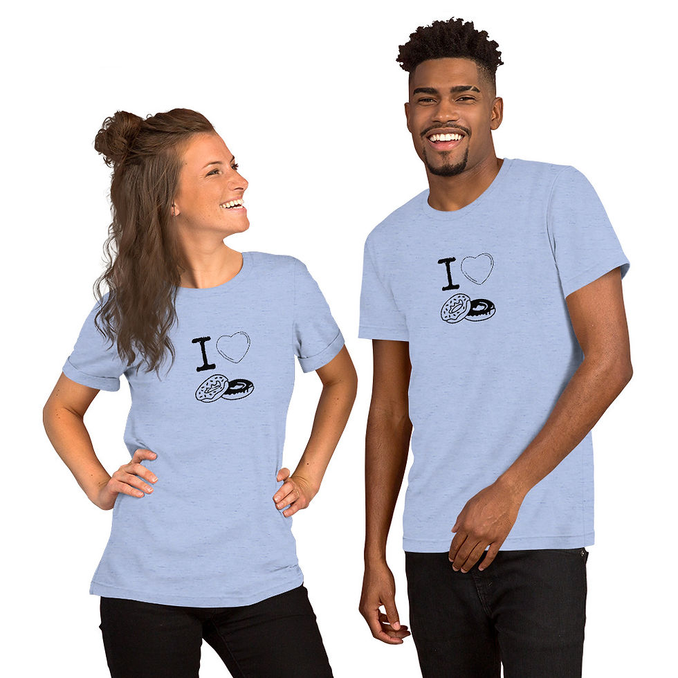 Thumbnail: I "Heart" Doughnuts Short-Sleeve Unisex T-Shirt