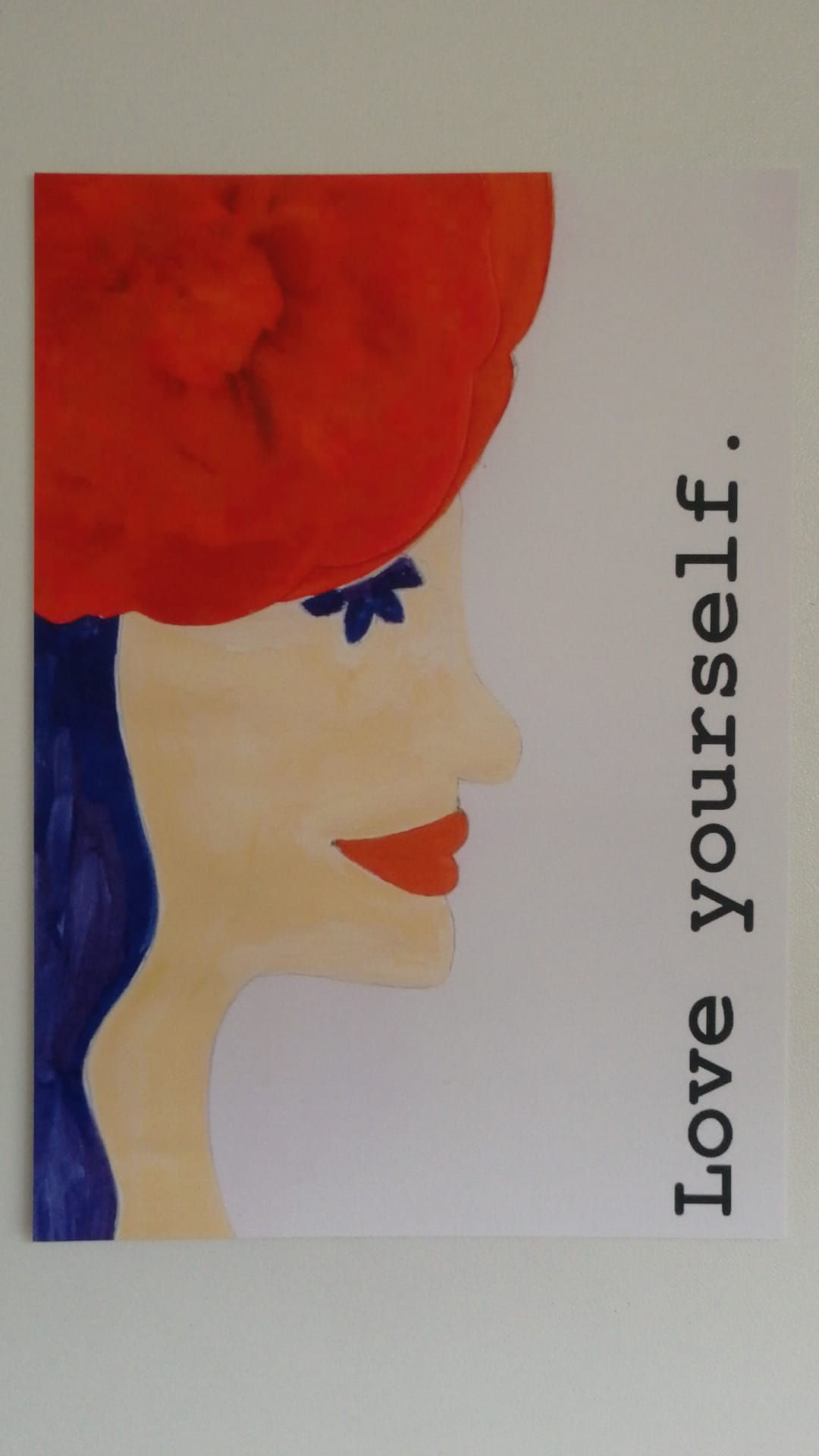 Postkarte "Love yourself."