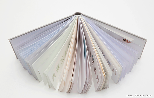 sara barrio, collages, pages blanches, horizons, paper