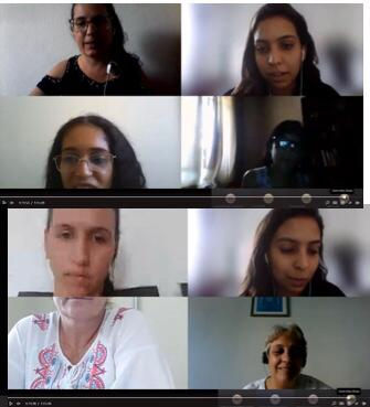 Imagem tirada durante a reunião.
