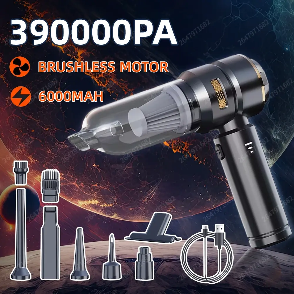 Car Vacuum Cleaner High Power Portable Handheld Wireless Brushless Motor Cleanin