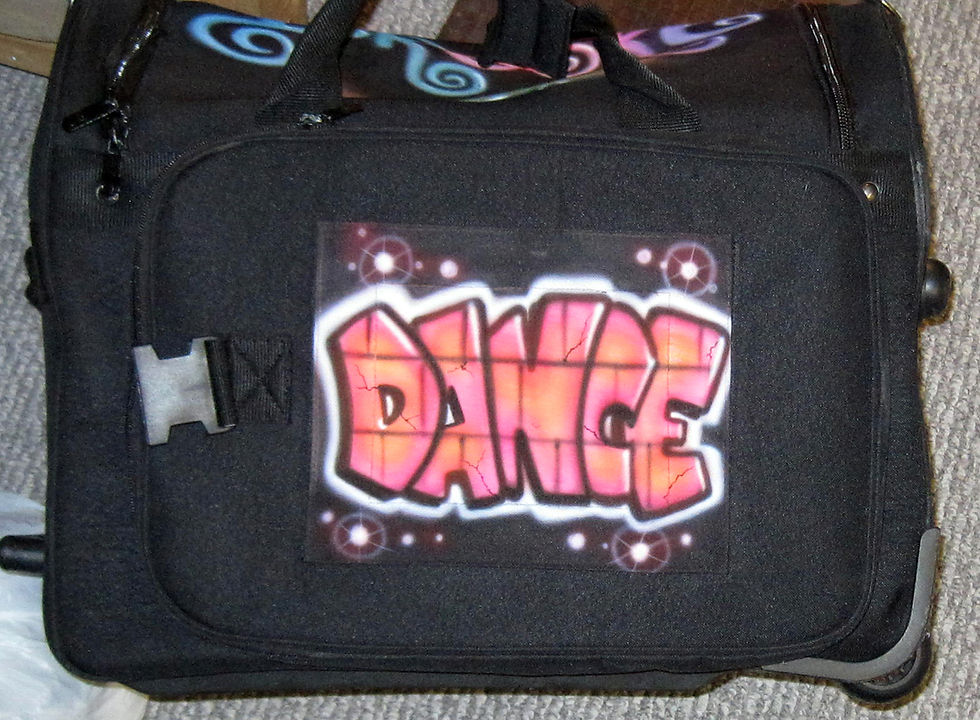 DANCE BRICK BLOCK LETTER DREAM DUFFEL