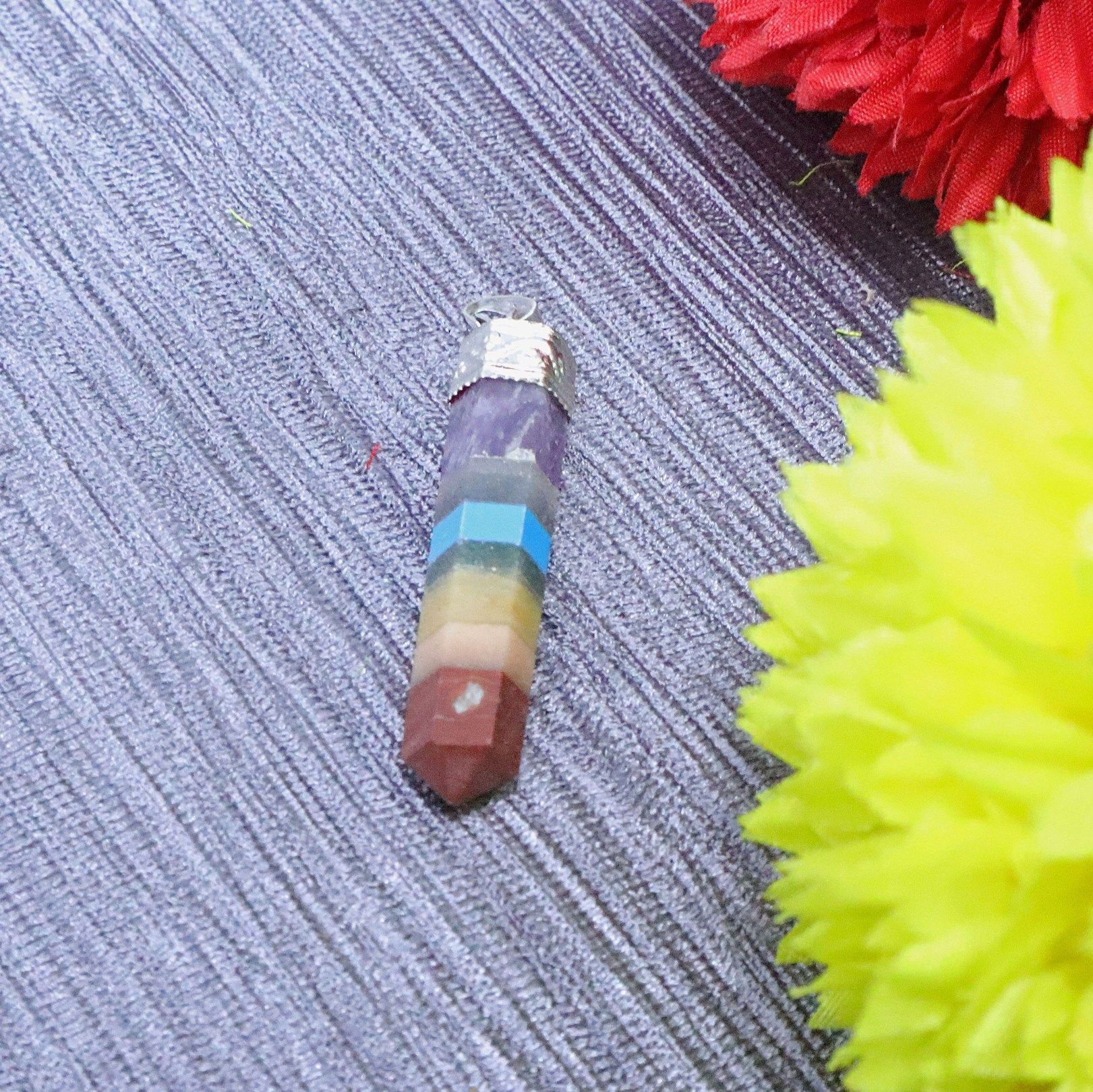 7 Chakra Pendant, Gift for him, Gift for her