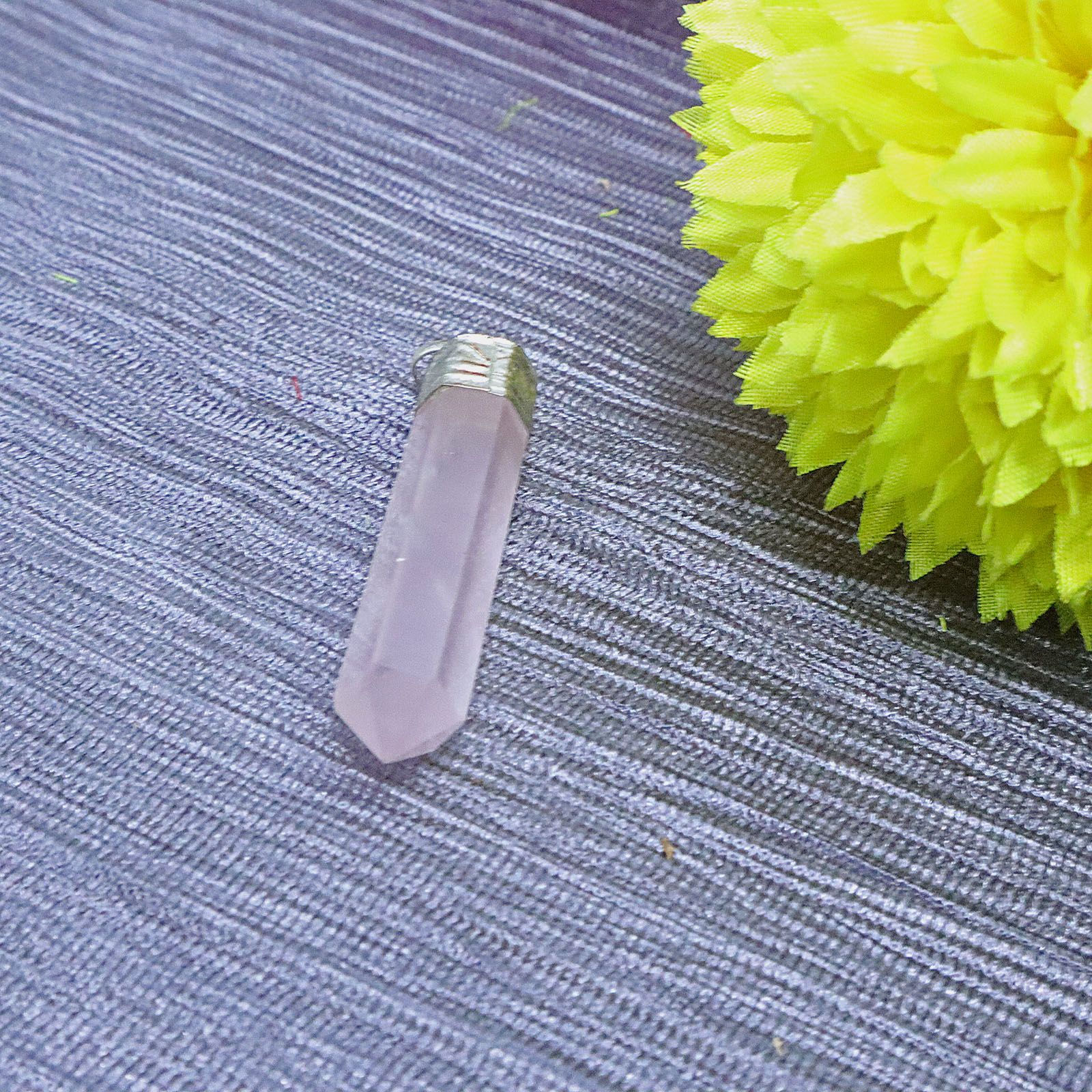 Rose Quartz Pendant, Remedies Beauty , Gift for him, Gift for her