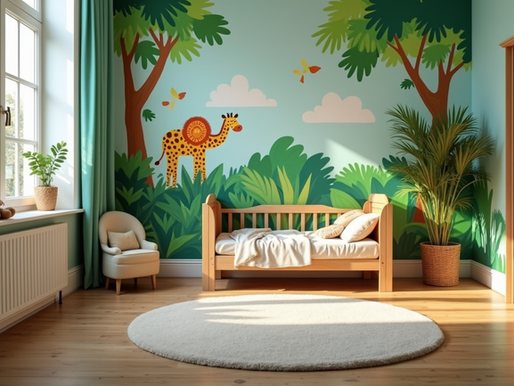 Transform your child's space with custom wall painting