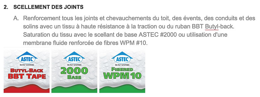 scelement des joints
