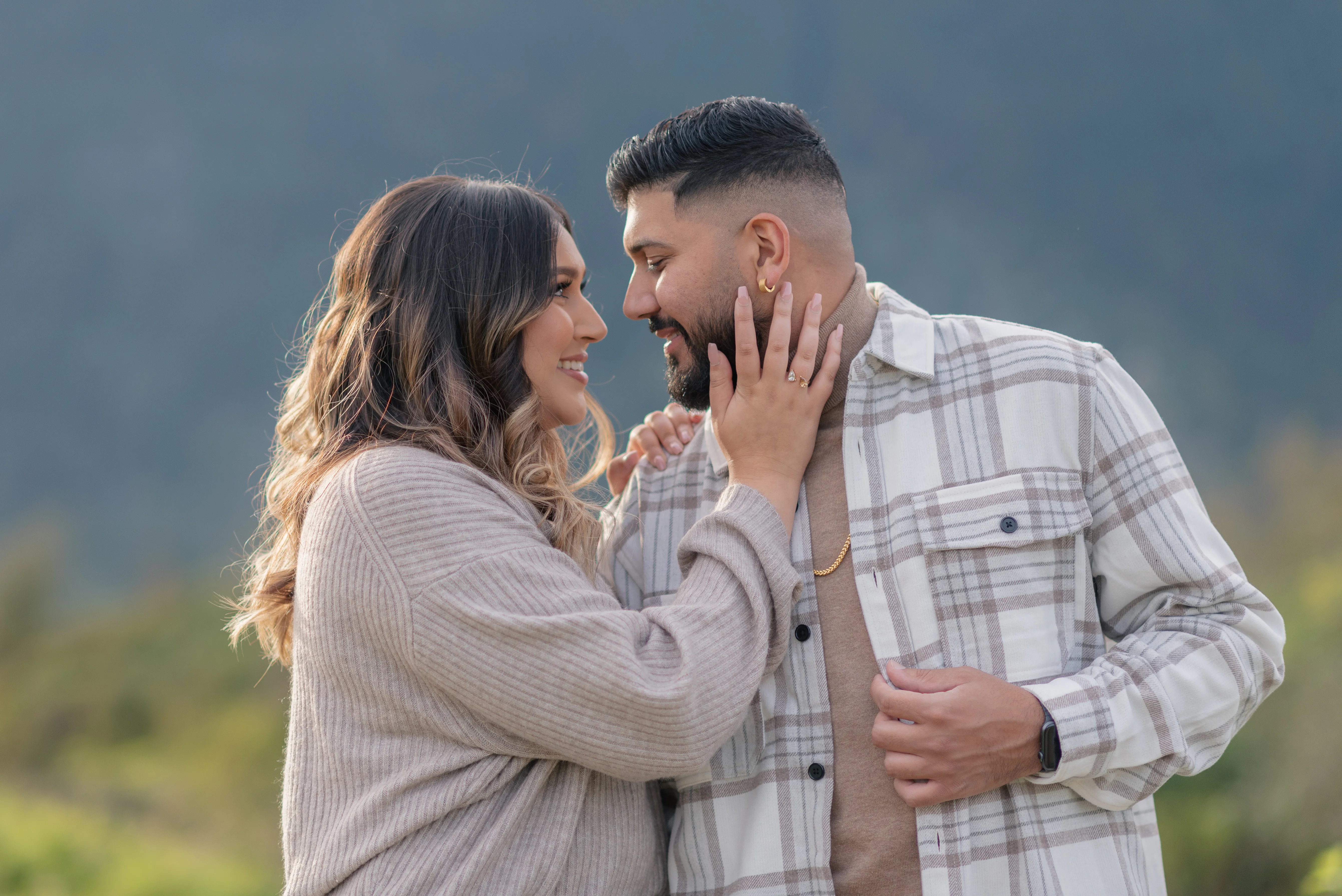pitt lake pitt meadows fall engagement photoshoot