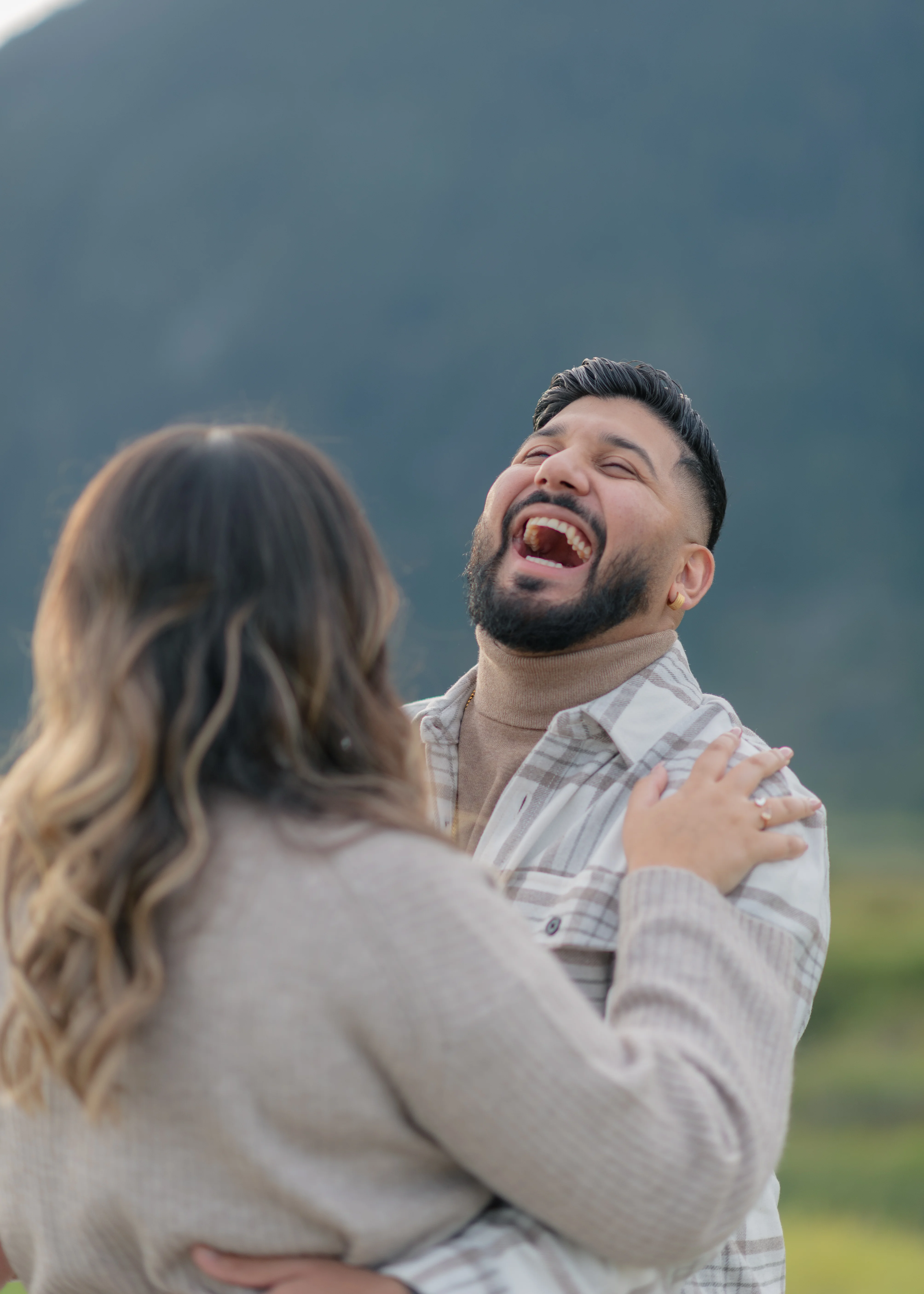pitt lake pitt meadows fall engagement photoshoot