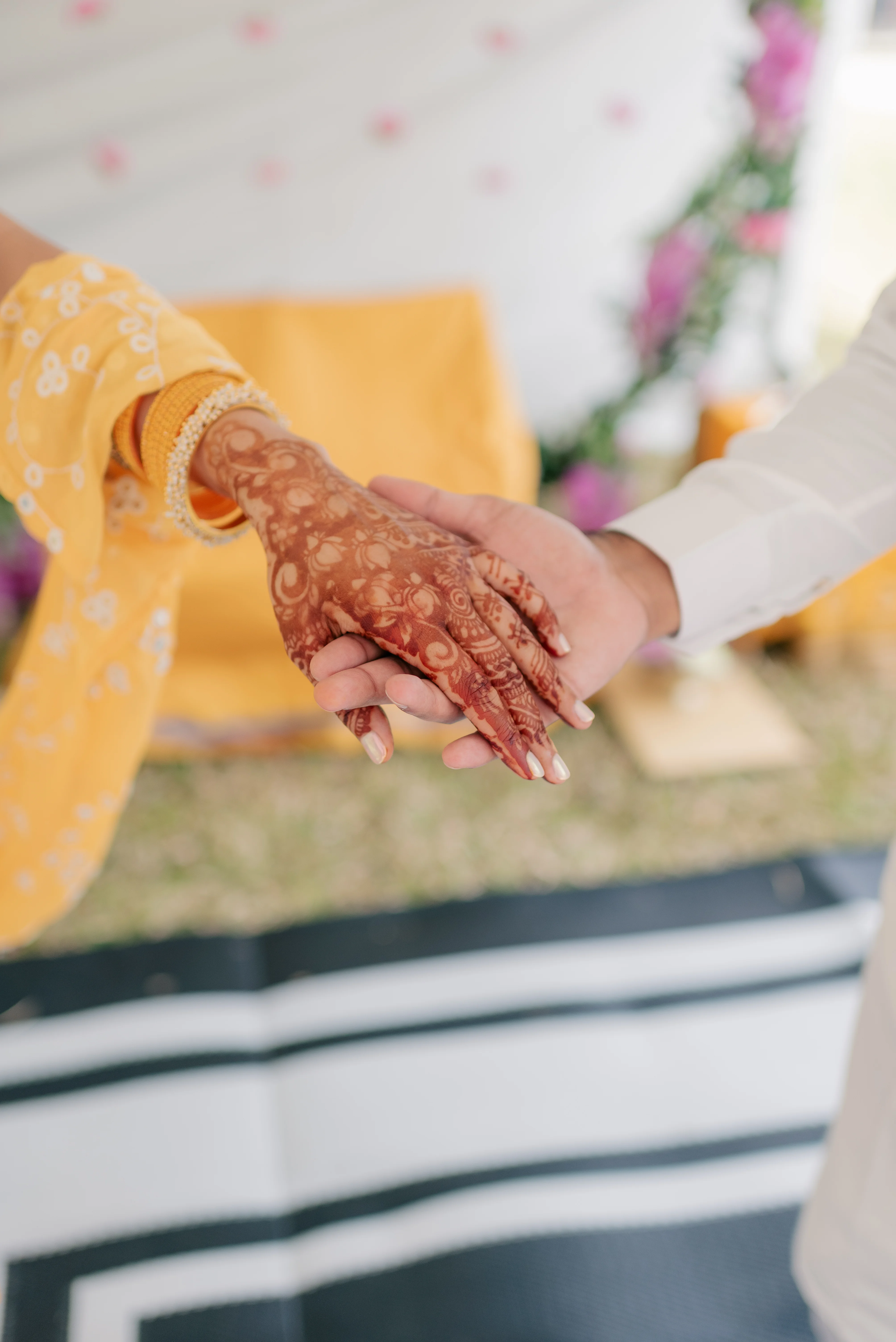 Backyard Indian Haldi Ceremony Vancouver