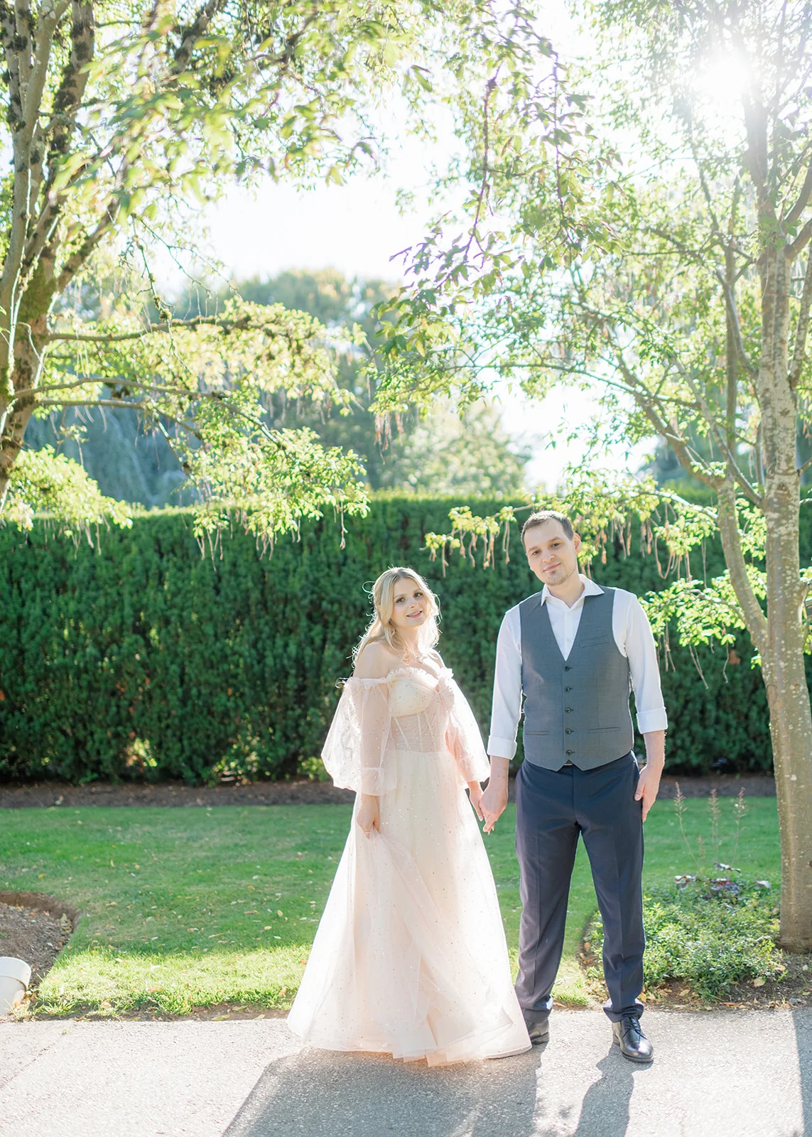 VanDusen Botanical Garden Engagement Photos