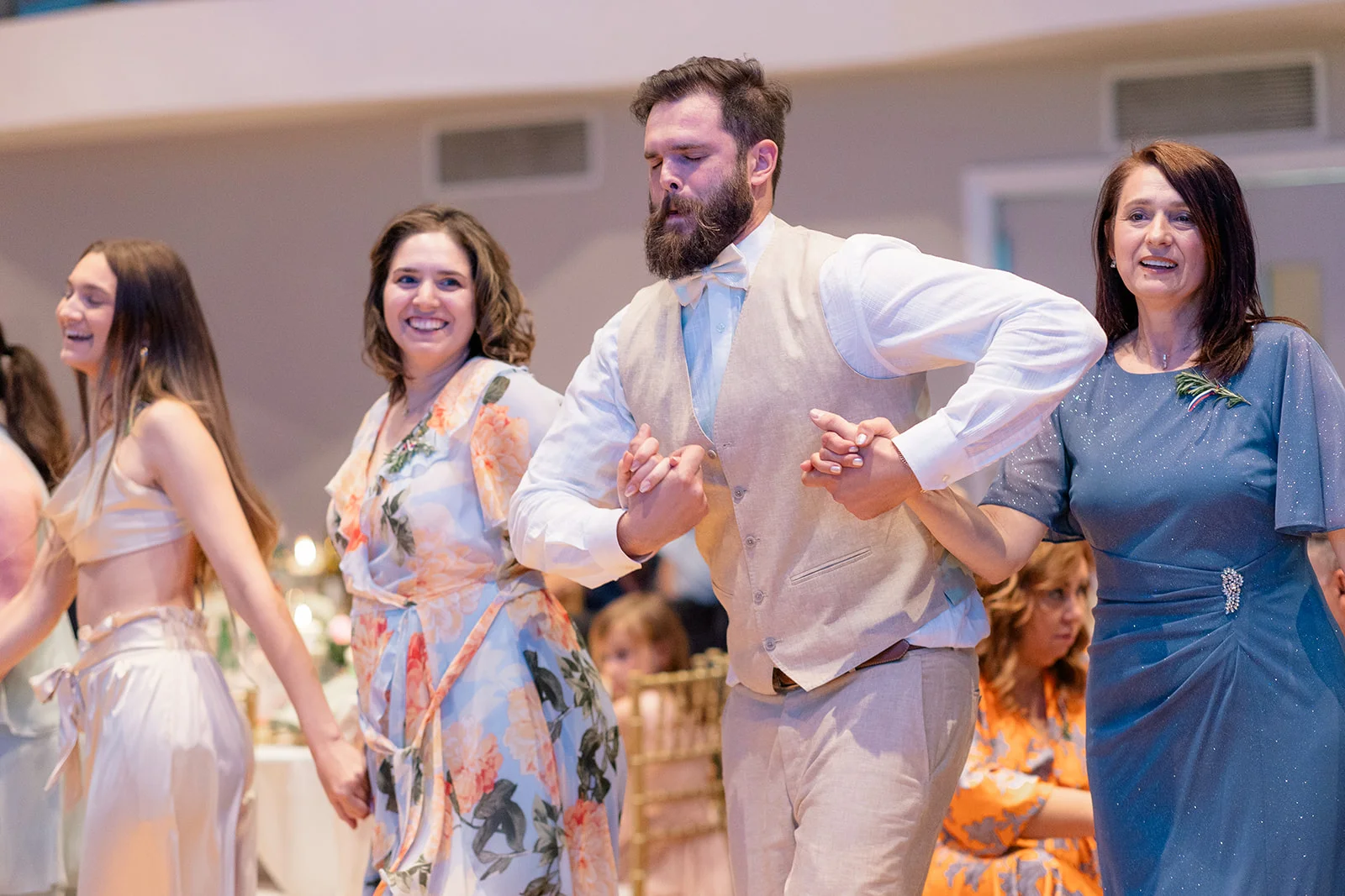 Beautifully decorated reception with personal touches from the bride and groom.