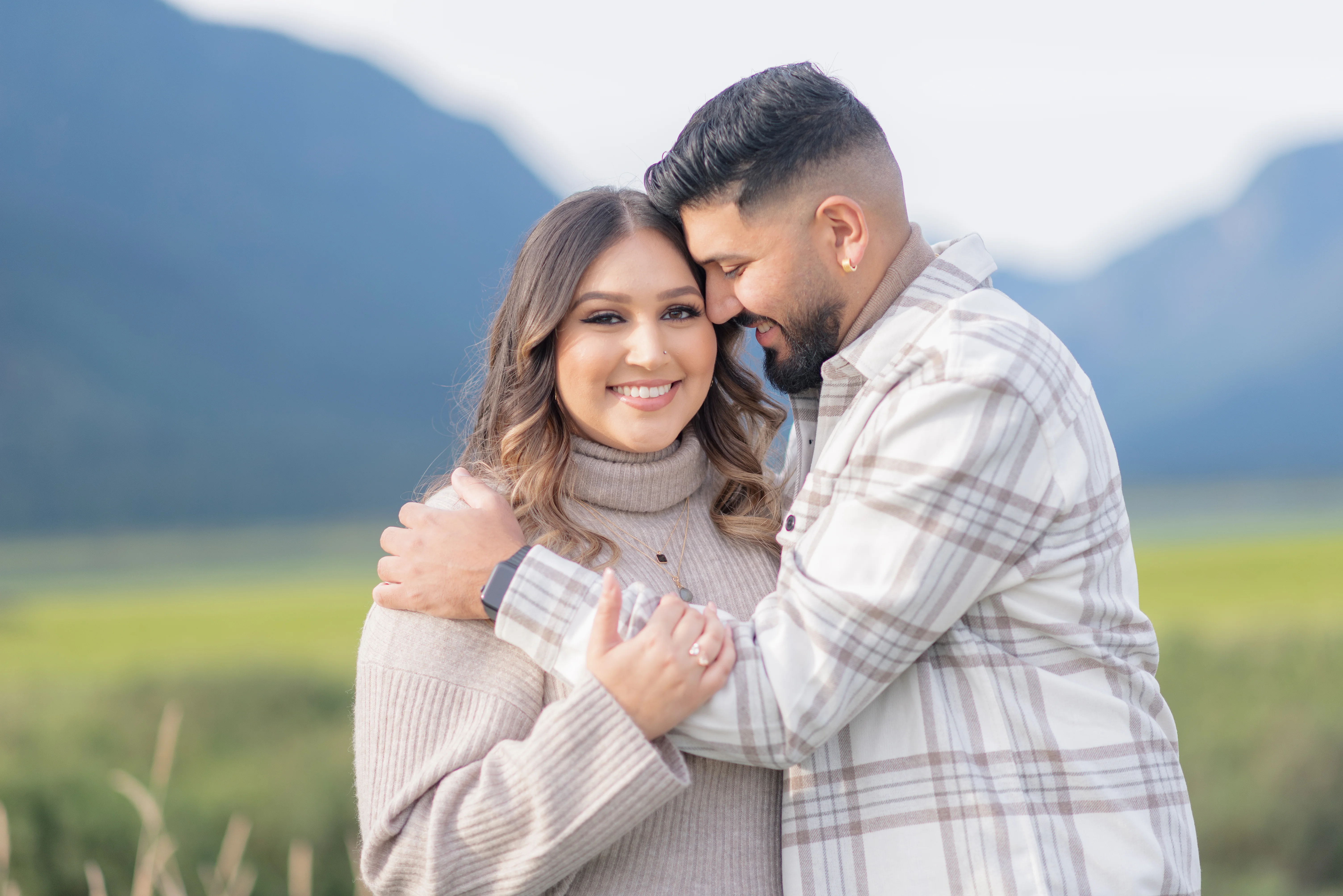 pitt lake pitt meadows fall engagement photoshoot