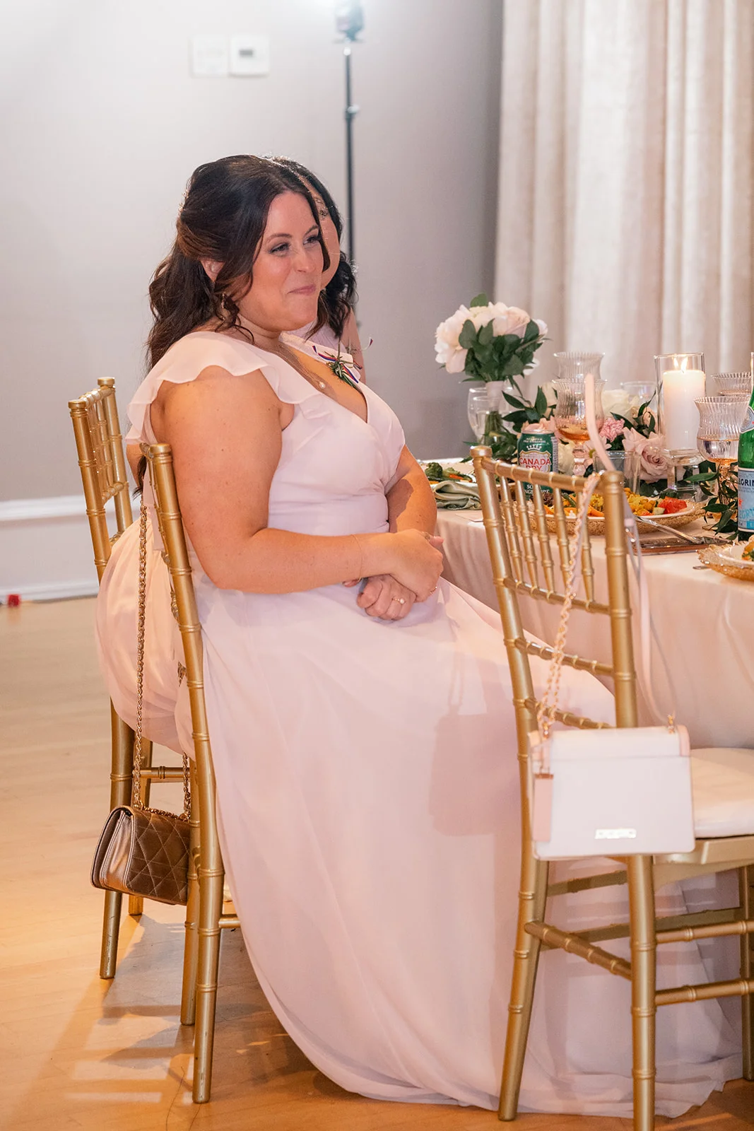 Beautifully decorated reception with personal touches from the bride and groom.