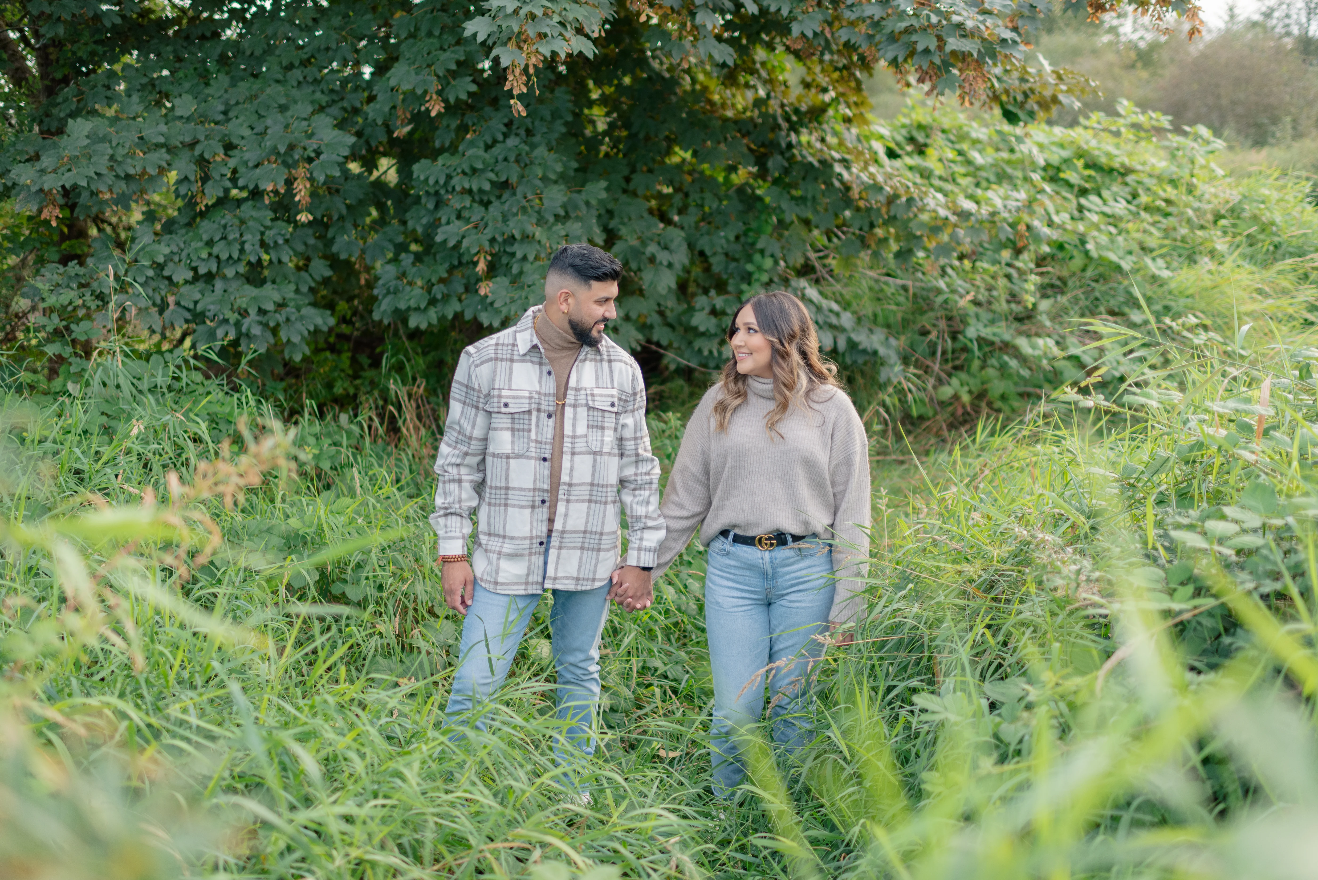 pitt lake pitt meadows fall engagement photoshoot