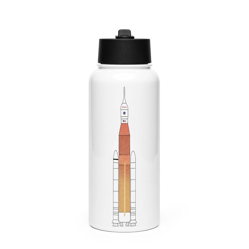 Thumbnail: SLS Stainless steel water bottle with a straw lid