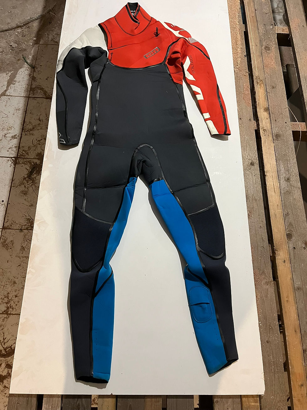Thumbnail: 1 Wetsuit Onyx Voltage Semidry DL 3/4 mm / als nieuw!!!