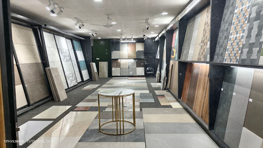 Tile section at Nanaksar Stones