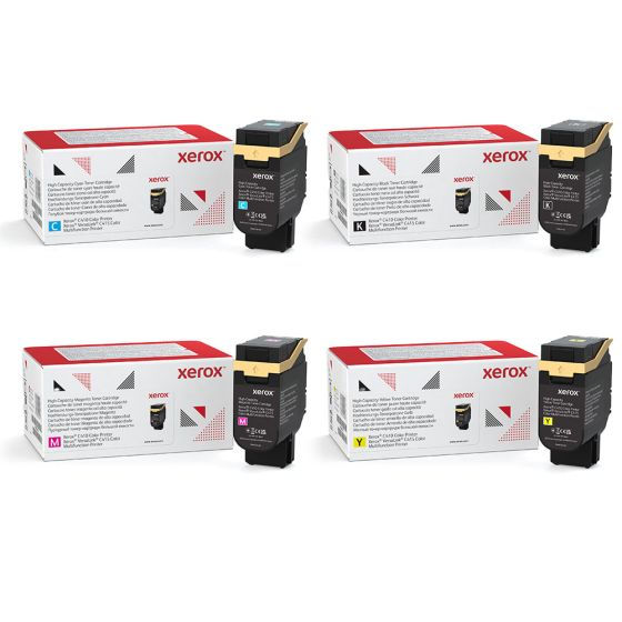 Xerox VersaLink C410 Metered Toner Cartridge Set CMYK