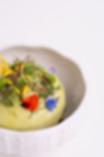 Salade "verte de pois et asperges"