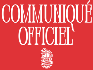 Communiqué officiel du Val-Dieu Spirou Basket