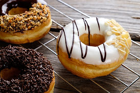 Assorted Donuts Display