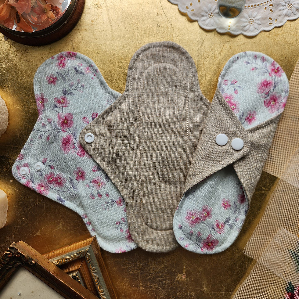 Thumbnail: 9" Regular Pad - PINK FLOWER (1pc)