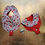 Thumbnail: Strawberry Linen Baby Bib — With Soother Attachment (1pc)