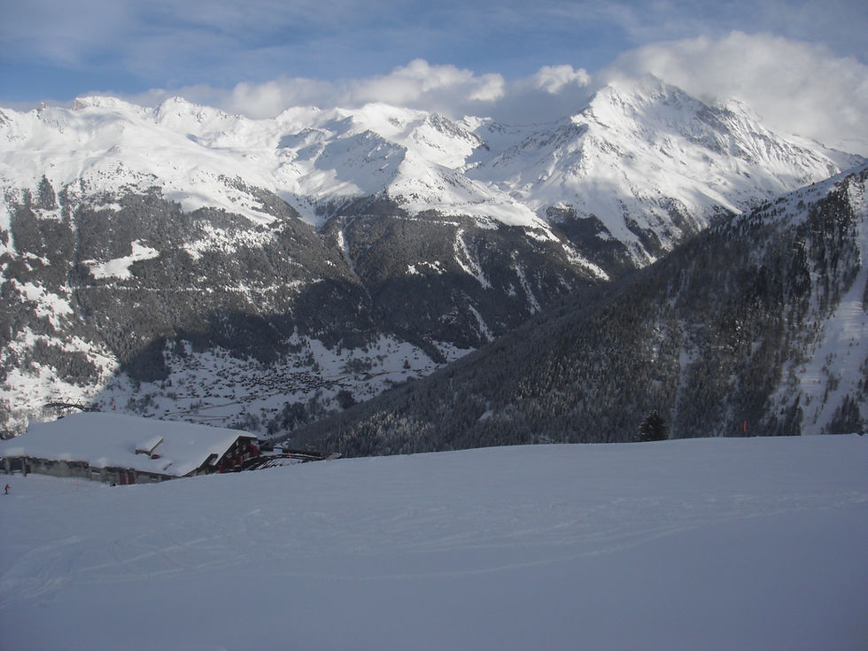 Valley snow