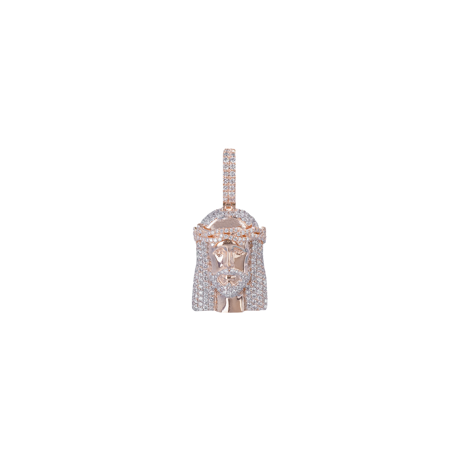 Rose Gold Jesus Piece (Mini)