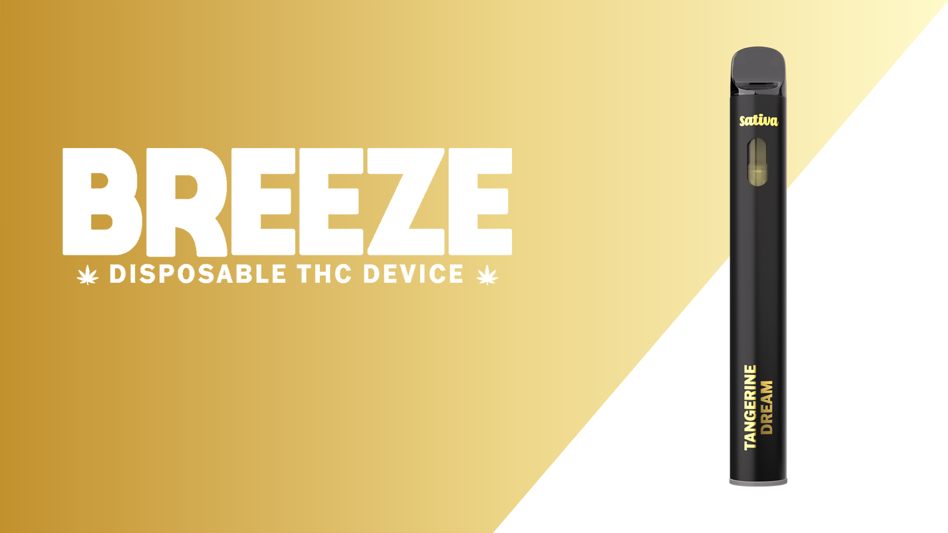 Tangerine Dream Sativa Breeze Canna THC Disposable Vape Pens