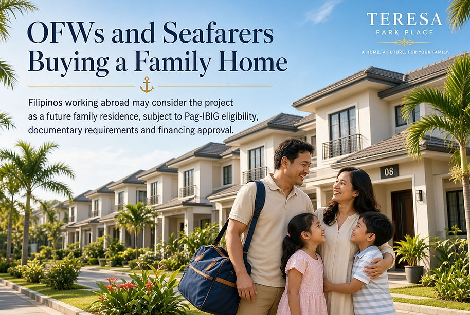 Teresa Park Place Reservation Starts at ₱6K.