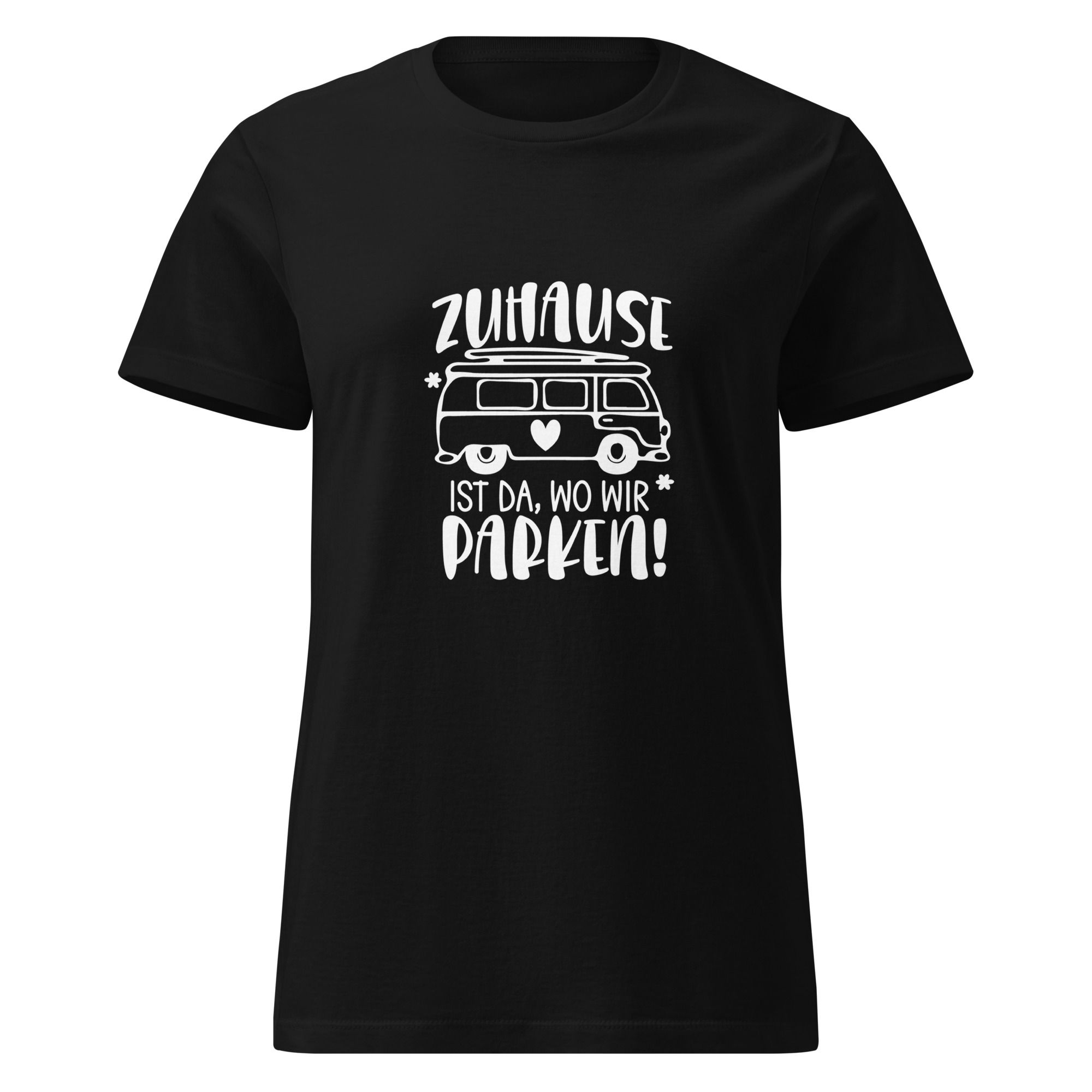 Zuhause ist da, wo wir parken | Basic Softstyle T-Shirt für Damen